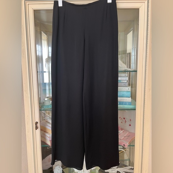 Armani Collezioni Pants - Armani Collezioni Silky Black Pants Size 2